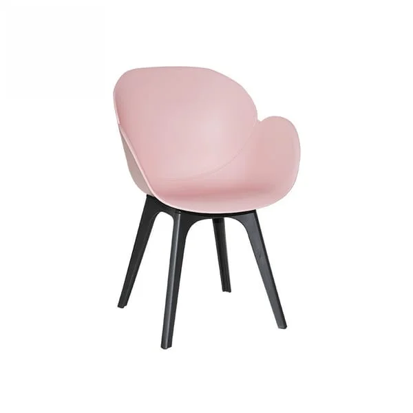 Modern Minimalist Pink Shell Dining Chair
