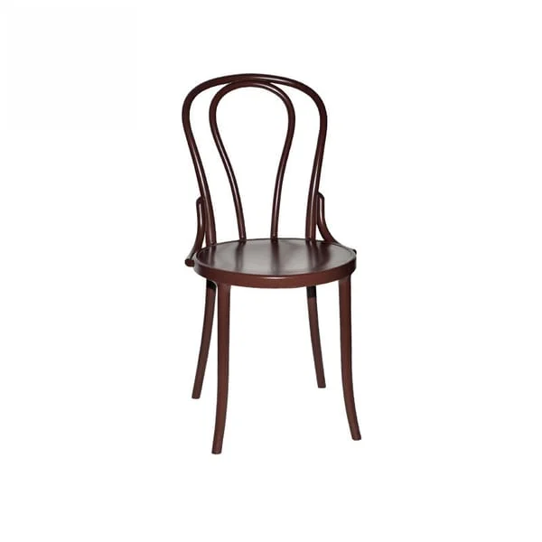 Vintage Curved Wood Bistro Chair