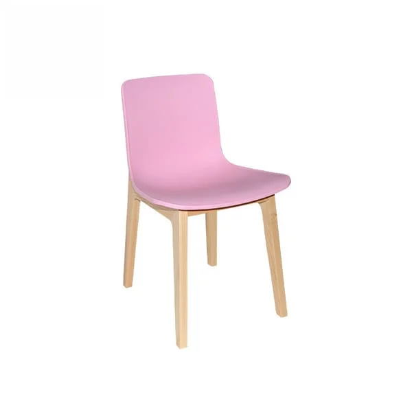 Simple Pink Minimalist Side Chair