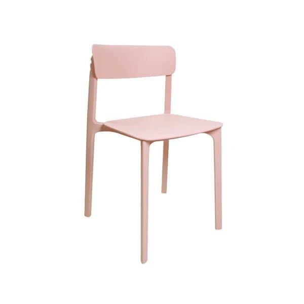 Minimalist Pastel Pink Dining Chair