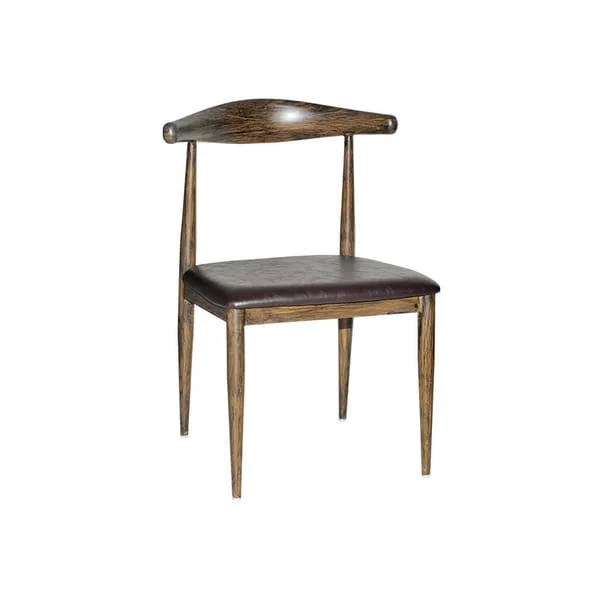 Modern Curved Back Wood Dining Chair