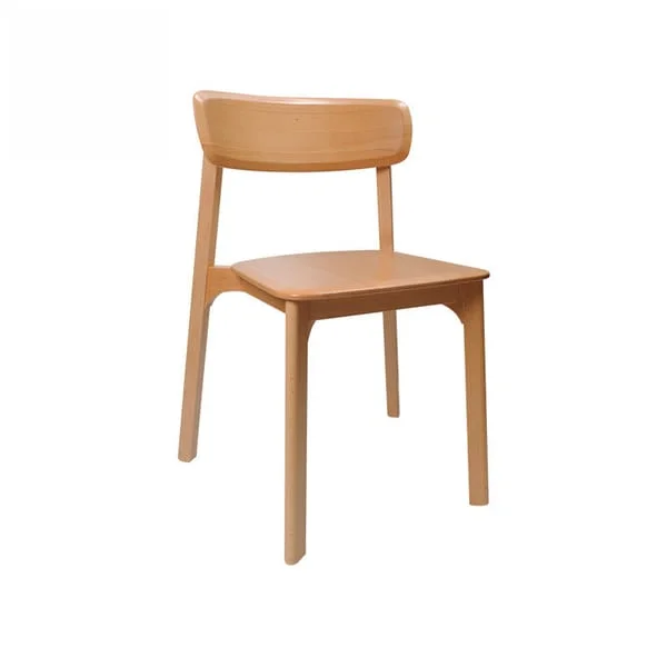 Minimalist Natural Wood Dining Chair