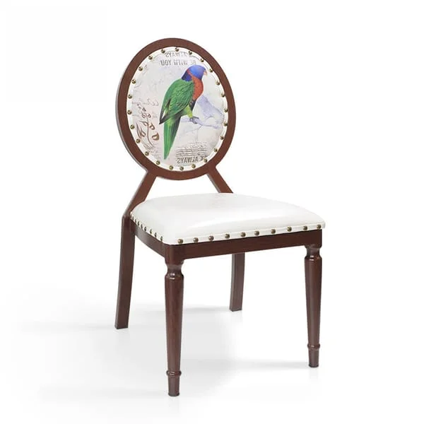 Classic Decorative Floral Patterned Chair