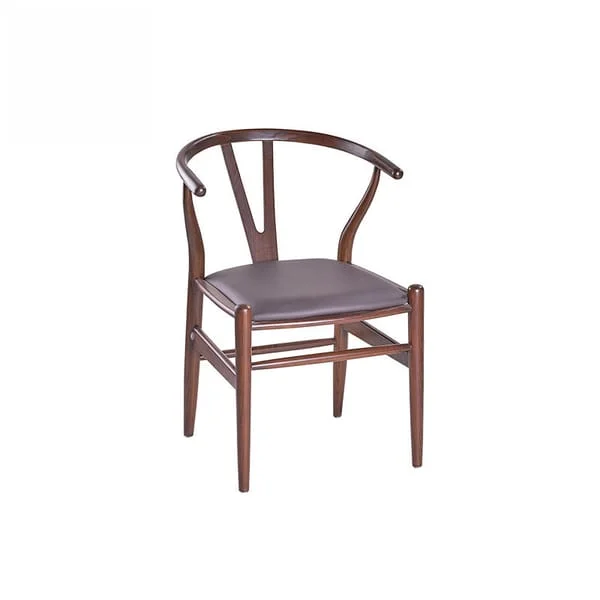 Mid-Century Wishbone Wooden Chair