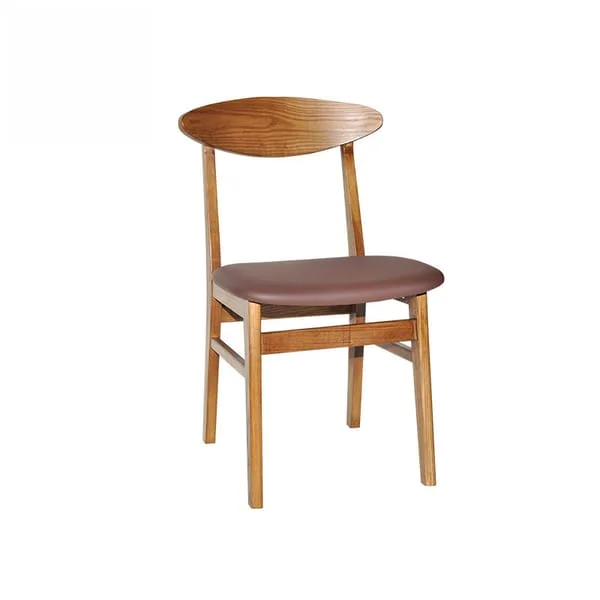 Solid Wood Frame Padded Dining Chair