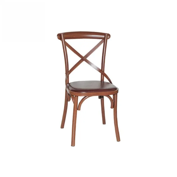 Classic Cross-Back Wooden Chair