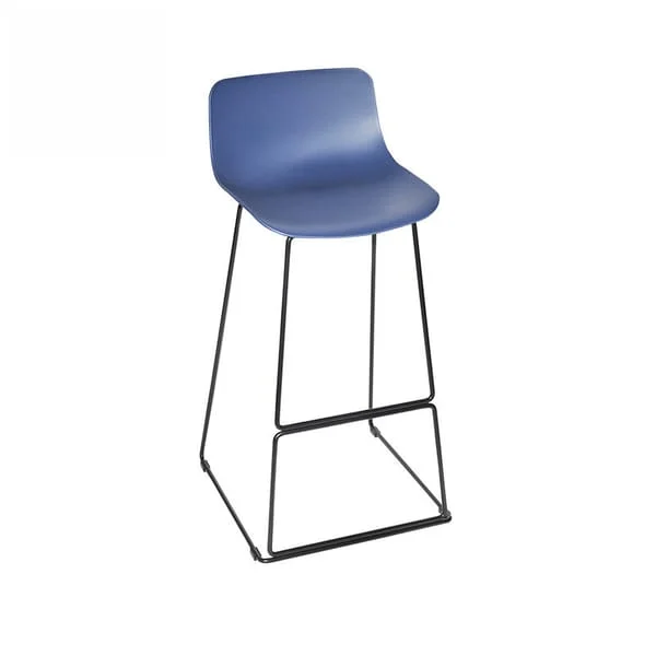 Modern Blue Minimalist Bar Stool