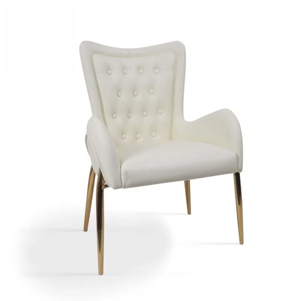Tufted High Back Accent Chair
