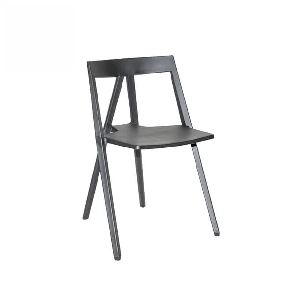 Sleek Minimalist Black Dining Chair