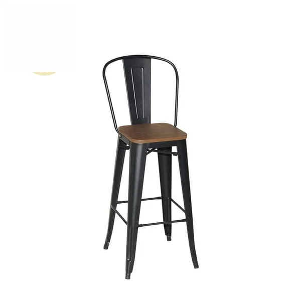 Industrial Metal Tall Bar Stool