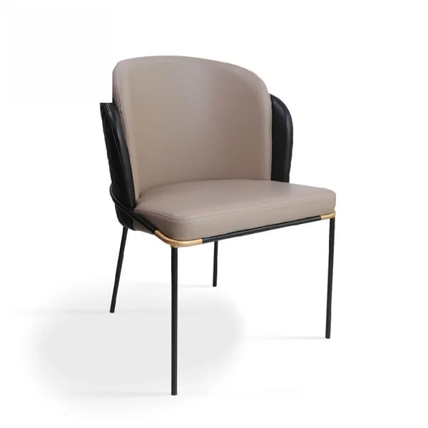 Modern Curvy Upholstered Armchair