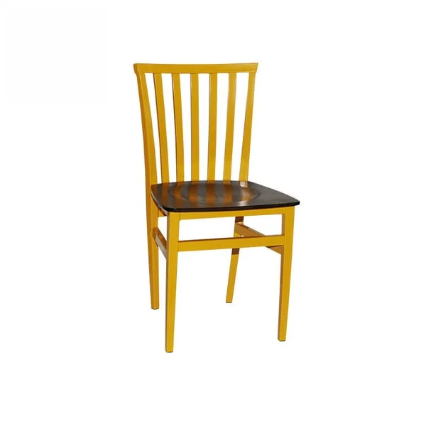 Vintage Slat Back Wooden Dining Chair