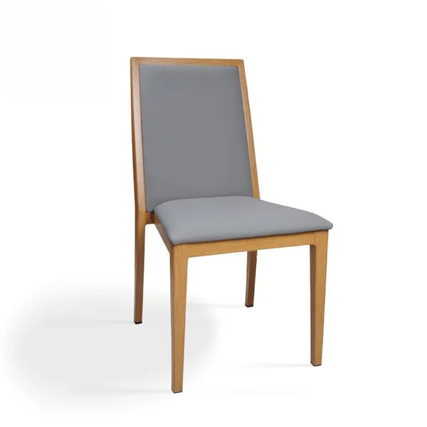 Professional Grey Fabric Dining Chair