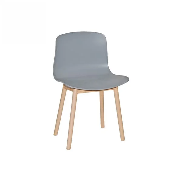 Minimalist Grey Padded Dining Chair