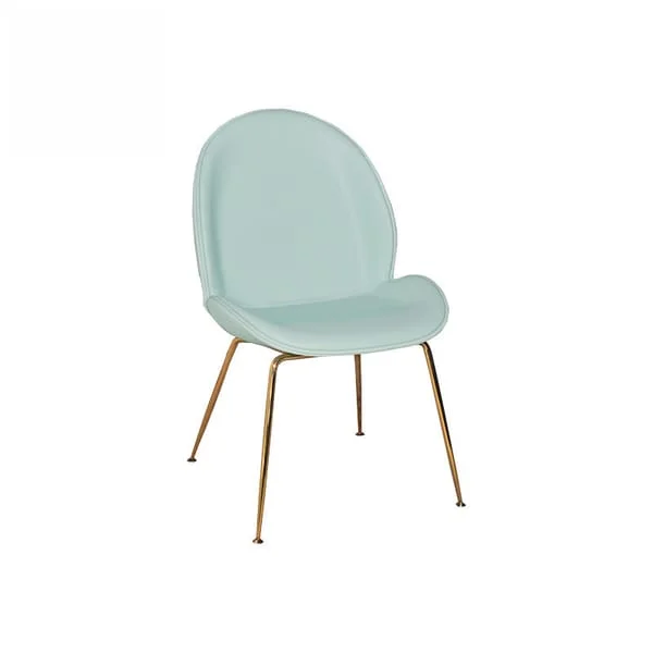 Elegant Pastel Round Back Accent Chair