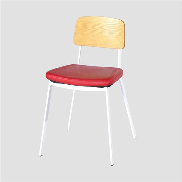 Retro School Desk Style Plywood Dining Chair