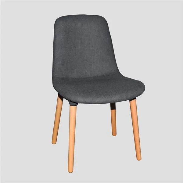 Mid-Century Modern Fabric Upholstered Dining Chair