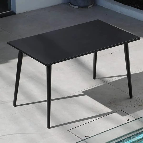 Wrought iron outdoor coffee table