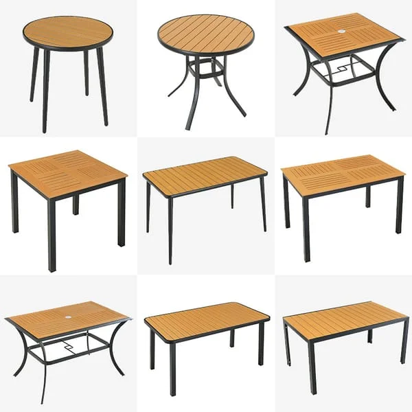 Custom-made terrace garden tables