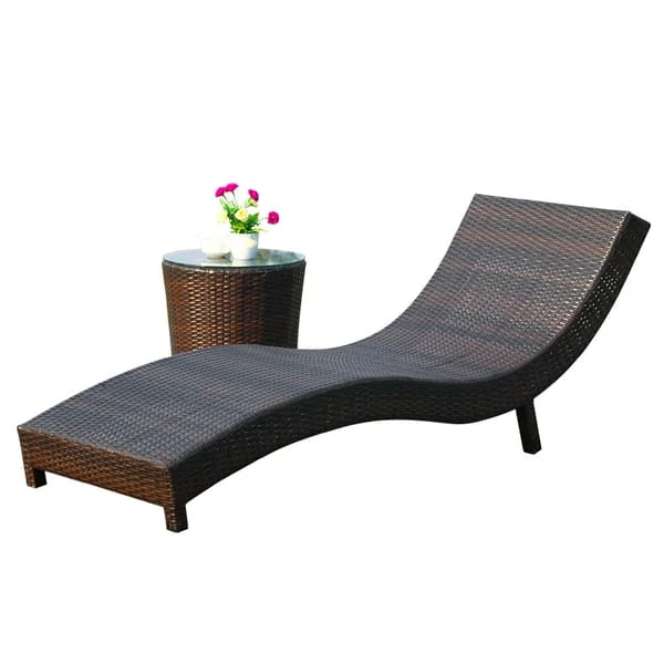 Outdoor beach pool lounger