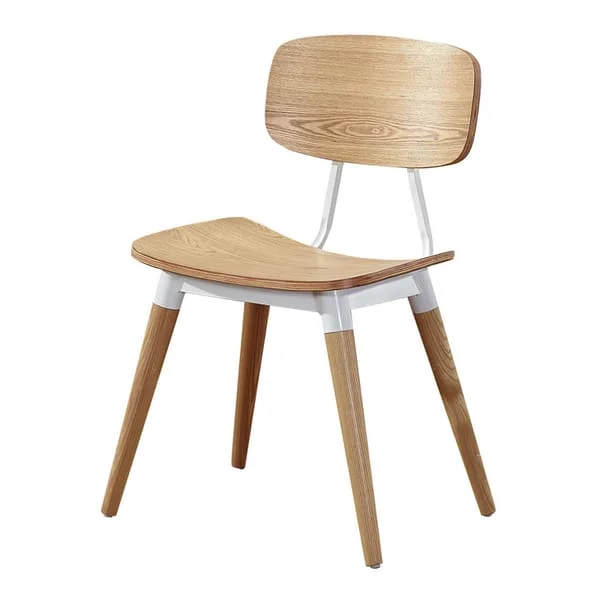 Café Chair with Rounded Back and Exposed Back Supports
