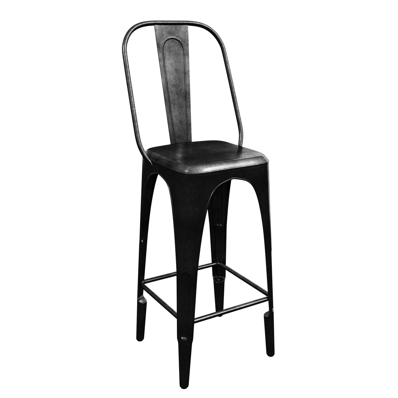 Industrial Metal Bar Stool