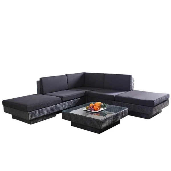 Low Outdoor Corner Sofa with Extended Lounge Seats