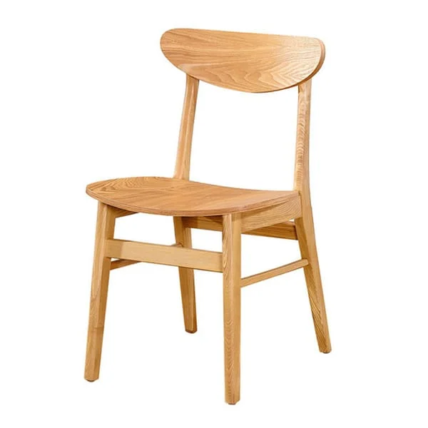 Scoop-Back Restaurant Chair with Shaped Seat