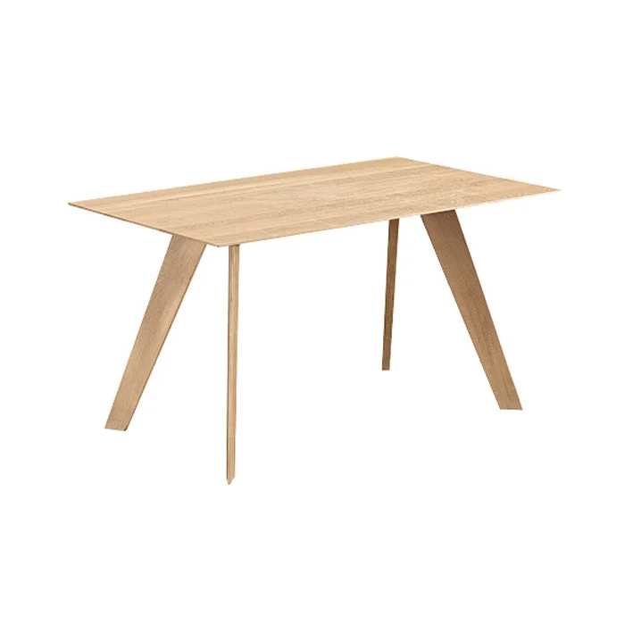 Rectangular Café Table with Angular Splayed Legs