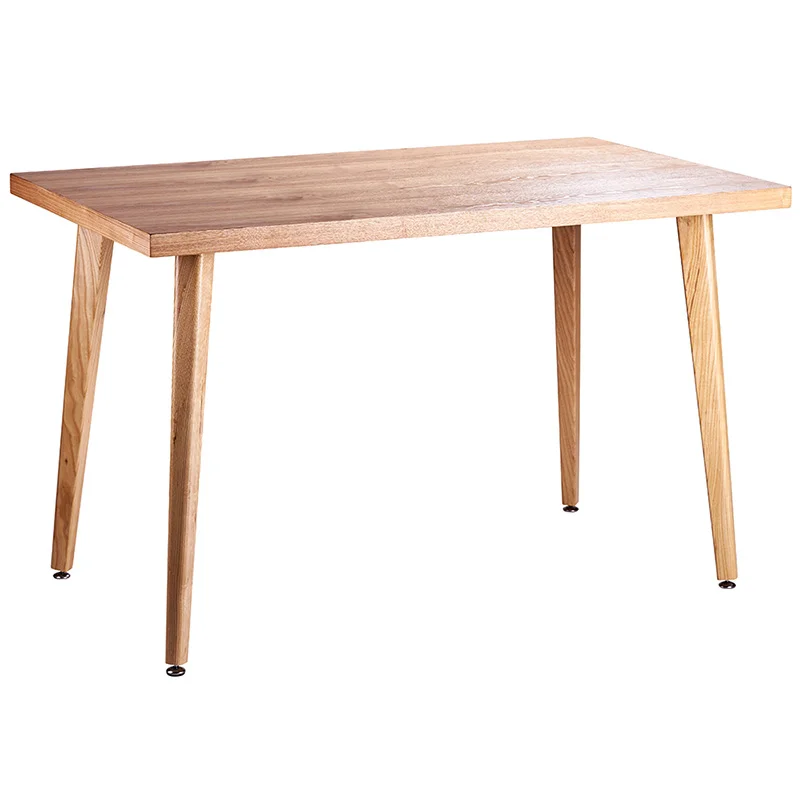 Rectangular Dining Table with Light Tapered Legs