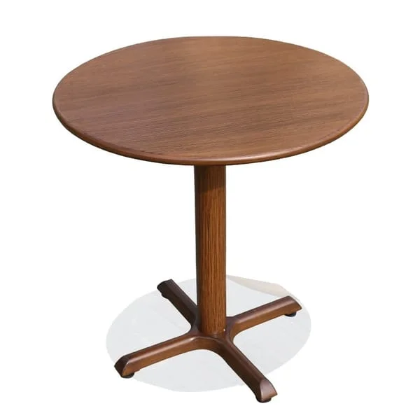 Round Patio Table with Cross Base