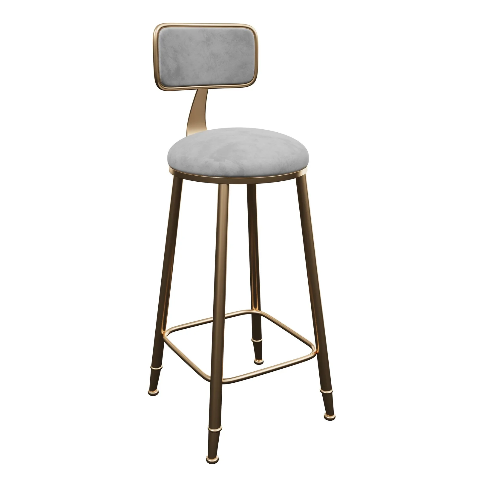 Slim Leg Upholstered Cafe Bar Stool