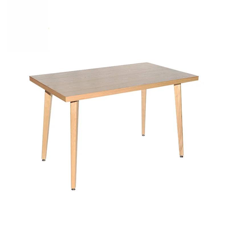 Rectangular Restaurant Table with Slim Light Legs