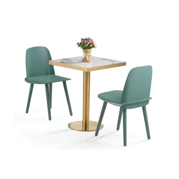 Square Pedestal Bistro Table and Chair Set