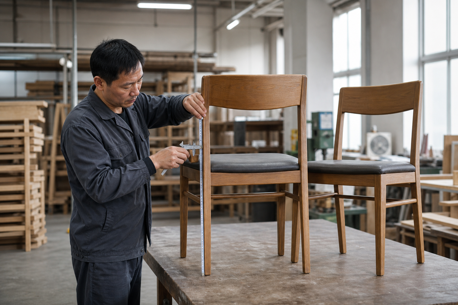 LONGG furniture production quality inspection